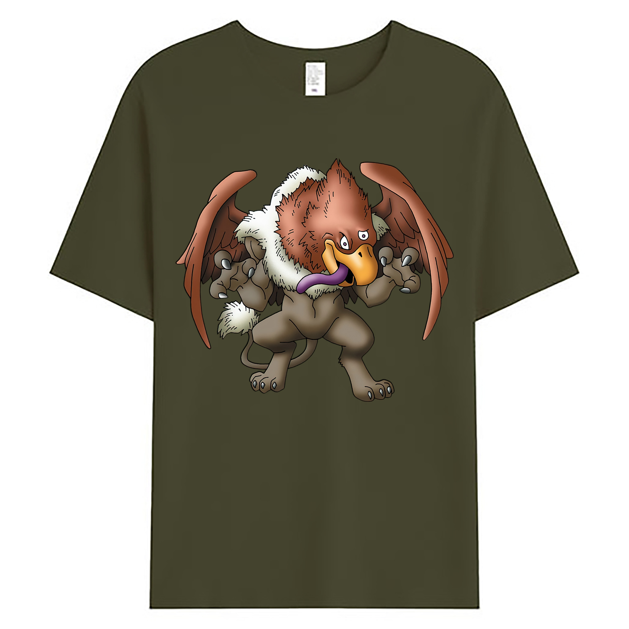 （画像用） ドラゴンクエスト Doragon Kuesuto Dragon Quest 綿100％ メンズ半袖Tシャツ｜肌触りやわらか＆通気性